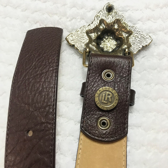 New Leatherock leather Crystal Victoria Belt - Picture 2 of 7